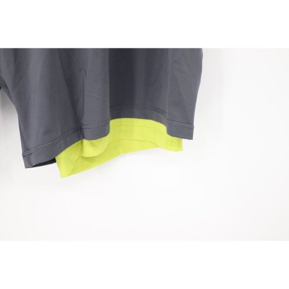 NWT Biggest loser shorts Mens XL core power stretch gray lined 9.5" workout gym - Picture 2 of 13